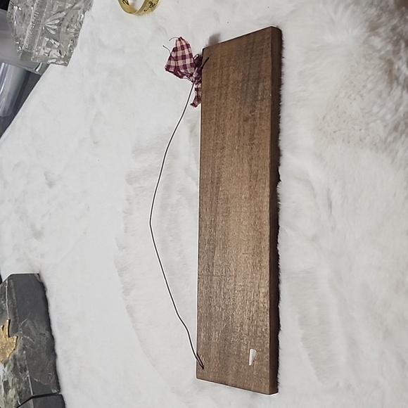 PRIMITIVE  WOOD  WALL / DOOR HANGING. - Picture 4 of 4
